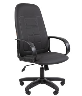 Кресло руководителя Chairman 727 terra матовый черный 42178